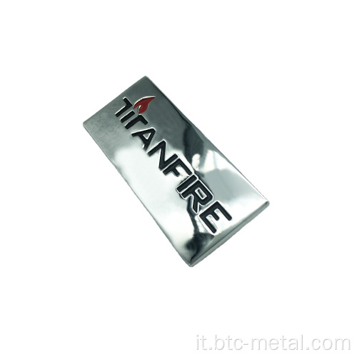 Targhesi del logo metallico per mobili per etichette zinco